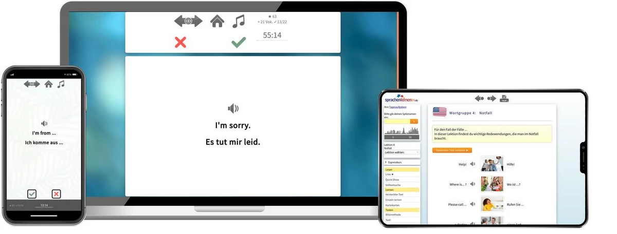 Sprachenlernen24 Online-Sprachkurs Amerikanisch Screenshot