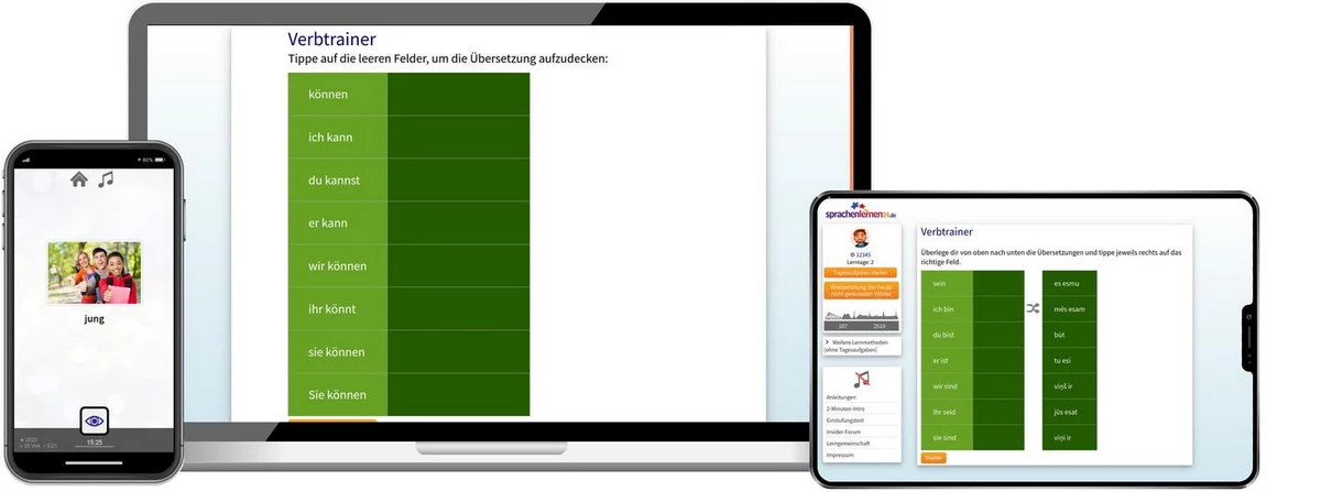 Sprachenlernen24 Online-Sprachkurs Lettisch Screenshot