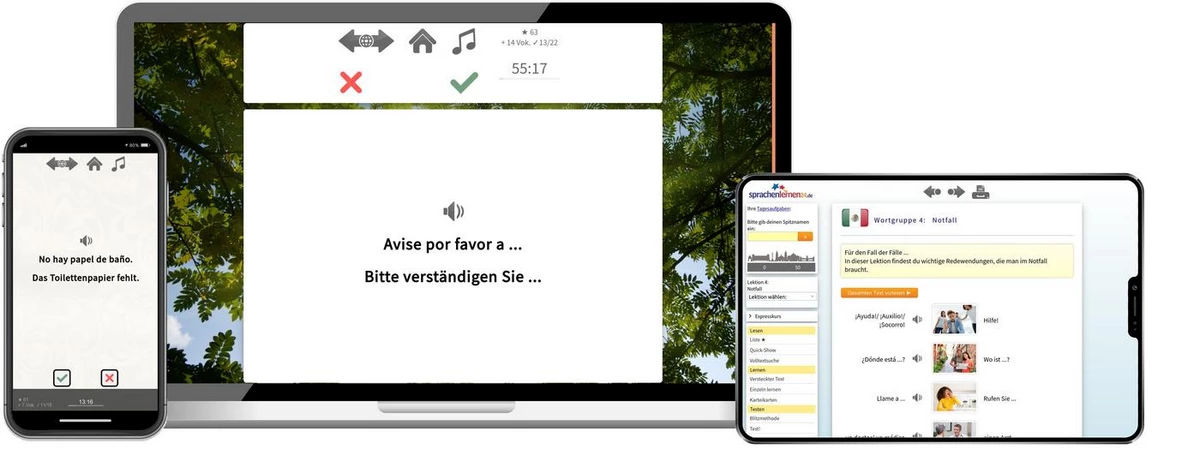 Sprachenlernen24 Online-Sprachkurs Spanisch (Mexiko) Screenshot