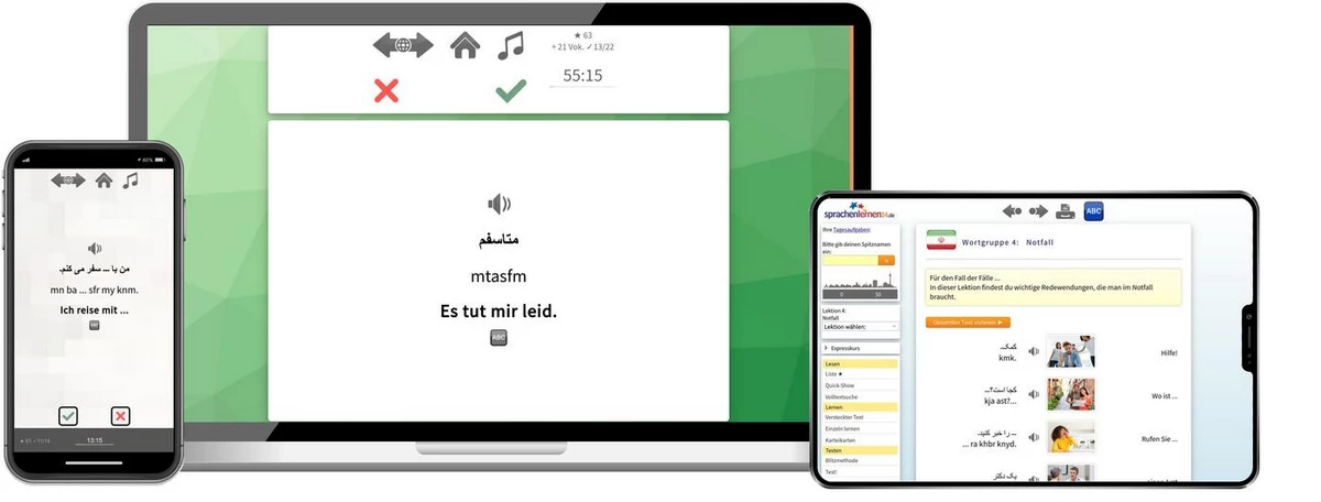 Sprachenlernen24 Online-Sprachkurs Persisch Screenshot