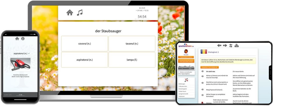 Sprachenlernen24 Online-Sprachkurs Rumänisch Screenshot