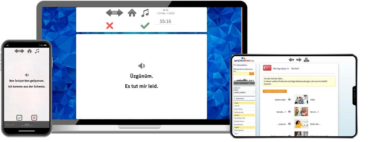 Sprachenlernen24 Online-Sprachkurs Türkisch Screenshot