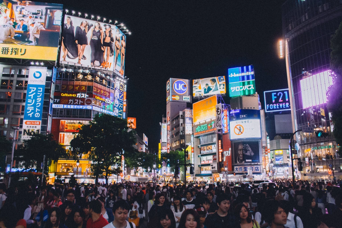 Shibuya Crossing, Tokyo, Japan. Foto: StockSnap, CC0
