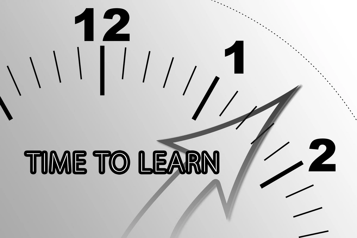 Time To Learn, Clock. Foto: Pixabay #415341, CC0.