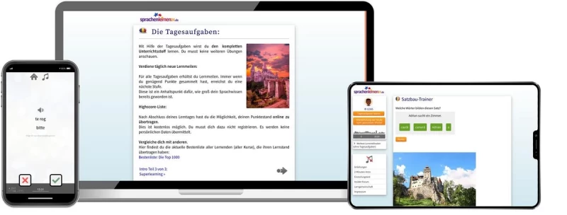 Sprachenlernen24 Online-Sprachkurs Rumänisch Screenshot